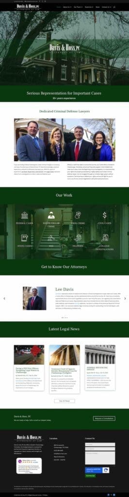 Custom Law Firm Website Design