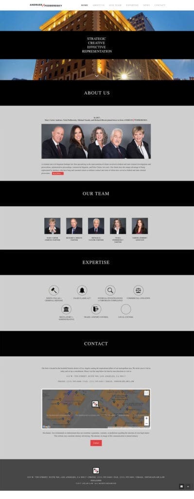 Law firm website design